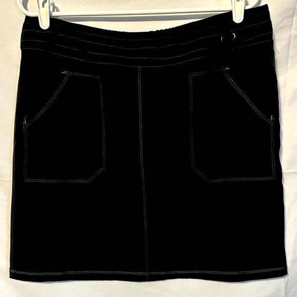 Adventura Black womens skirt eco-friendly Size 10 - Picture 2 of 8